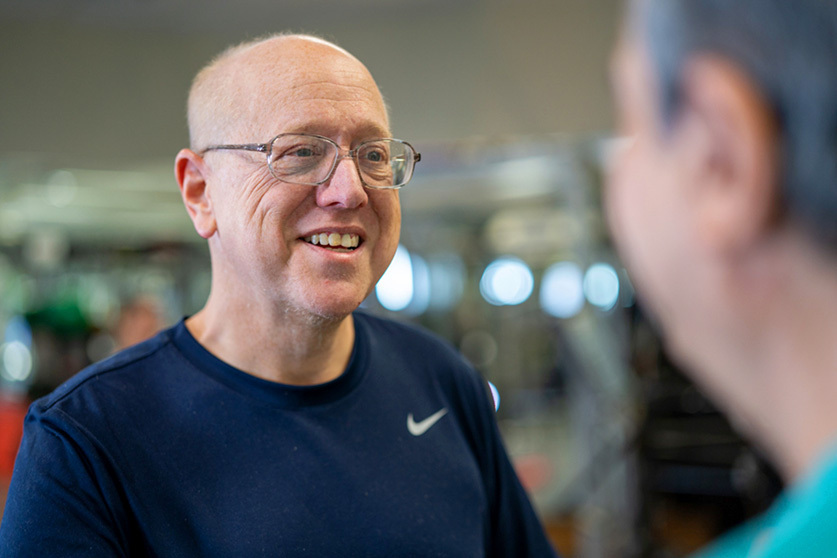 Randy who was diagnosed with a heart condition