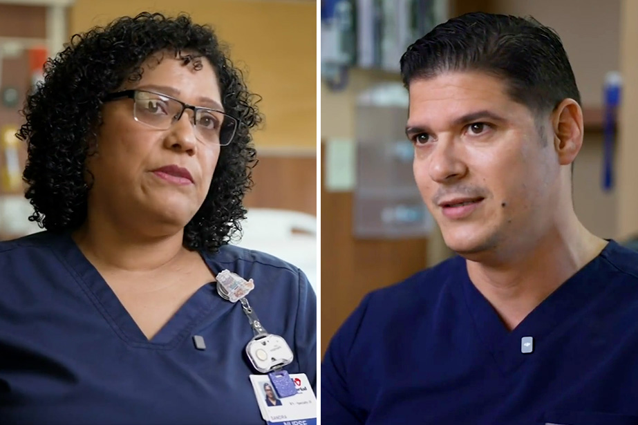 Cancer Patients Sandra Stephens and Rafael Prado