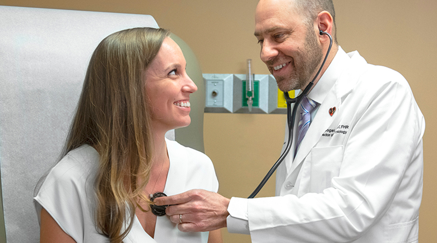 dr. benhayon examining EP patient